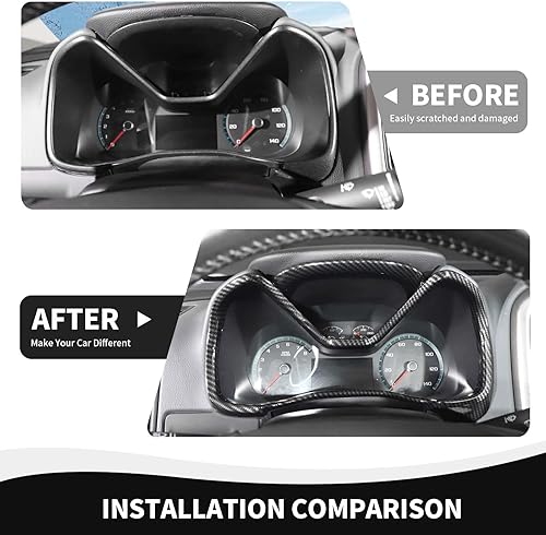 Miniatura 5 de RAZPOY Borde del panel de salpicadero, cubierta de tablero de consola central compatible con Chevy Colorado 2014-2023 y accesorios interiores de