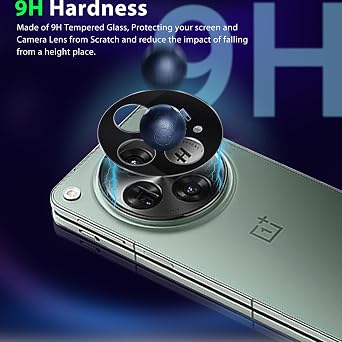 Zeking [3 Pack Camera Lens protector for OnePlus Open tempered glass Full Coverage,Case Friendly No-Bubble High Definition [Easy Installation]