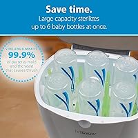 Vista 12 de Dr. Brown's Natural Flow MilkSPA - Calentador de leche materna y biberones con esterilizador eléctrico Dr. Brown's Deluxe para biberones y otros