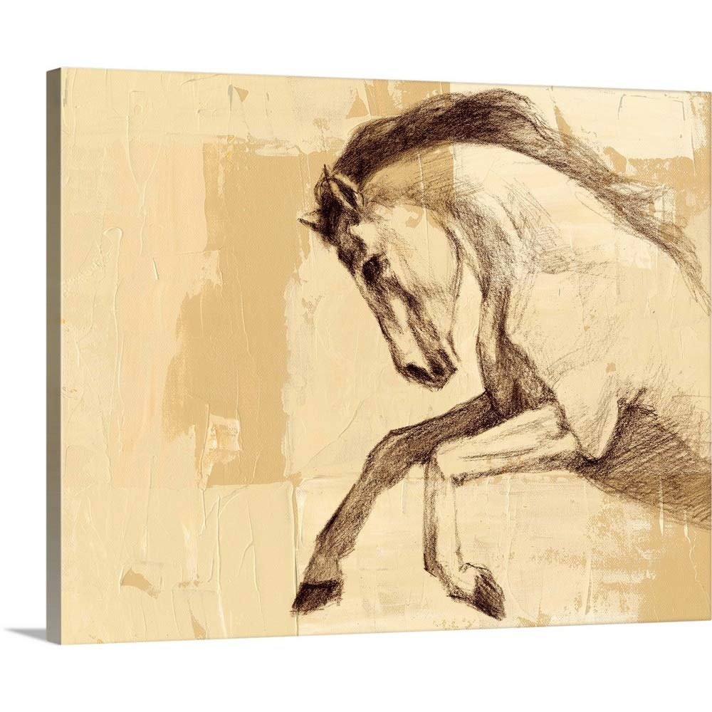 GREATBIGCANVAS Majestic Horse II Canvas Wall Art Print, 45"x36"x1.5"