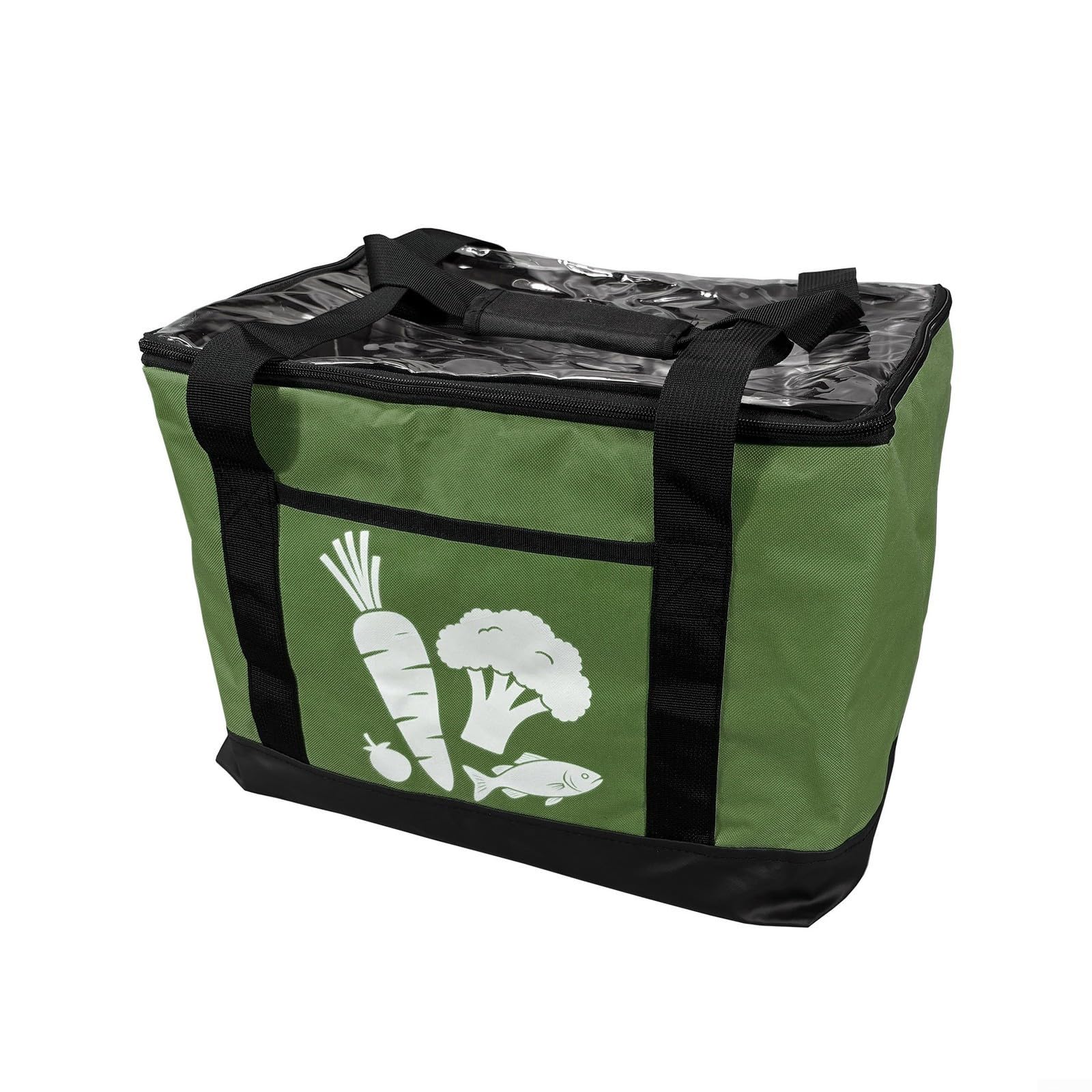 Borsa termica termica per il pranzo, in tessuto Oxford, per picnic, campeggio, viaggi e scuola (blu)