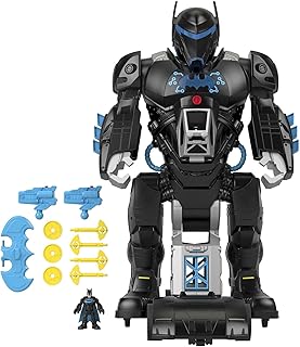 Fisher-Price DC Super Friends Imaginext Batman Playset Bat-Tech Batbot 2-Ft-Tall Robot with Lights Sounds & 11 Play Pieces for Ages 3+ Years