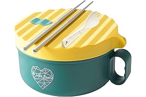 AI LOVE PEACE Microwave Ramen Cooker: Dorm Room Essential and Holiday Gift