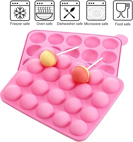 Miniatura 5 de Ocmoiy Juego de 262 moldes para tartas, incluye 20 cavidades de silicona para tartas, palitos para tartas, envoltorios para tartas, lazos giratorios