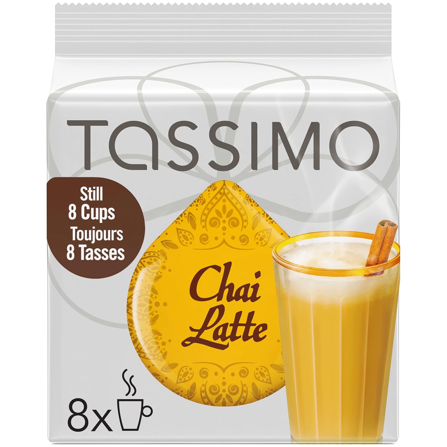 Tassimo Chai Latte T-Discs, Makes 8 Cups, 180 grams