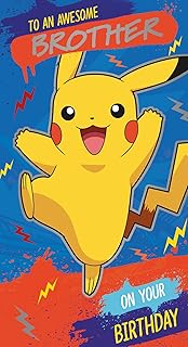 Brother Birthday Card, Pokemon Brother Birthday Card, Brother Birthday Card Pokemon, Happy Birthday Card Brother