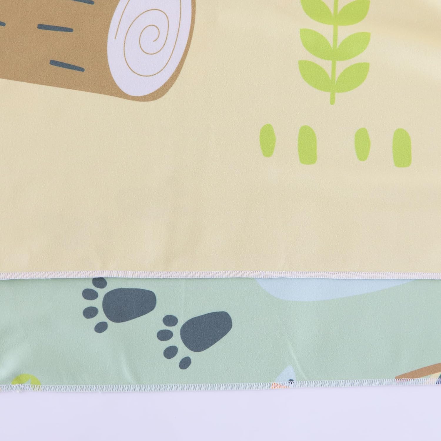 Bumkins Throw Blanket Towel, Toddler, Kids and Baby, Travel, Beach, Picnic, Outdoor Indoor Play, Soft, Lightweight, Microfiber Resists Sand and Debris, Reversible, 58in x 58in – Happy Campers