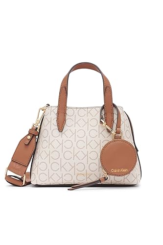Calvin Klein womens Millie 2 in 1 Triple Compartment Mini Satchel Crossbody