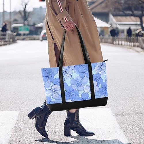 Miniatura 6 de KLL Periwinkle Floral Country Style Dibujos Animados Estuches impermeables para computadoras portátiles con cremallera bolsa 14 pulgadas bolso