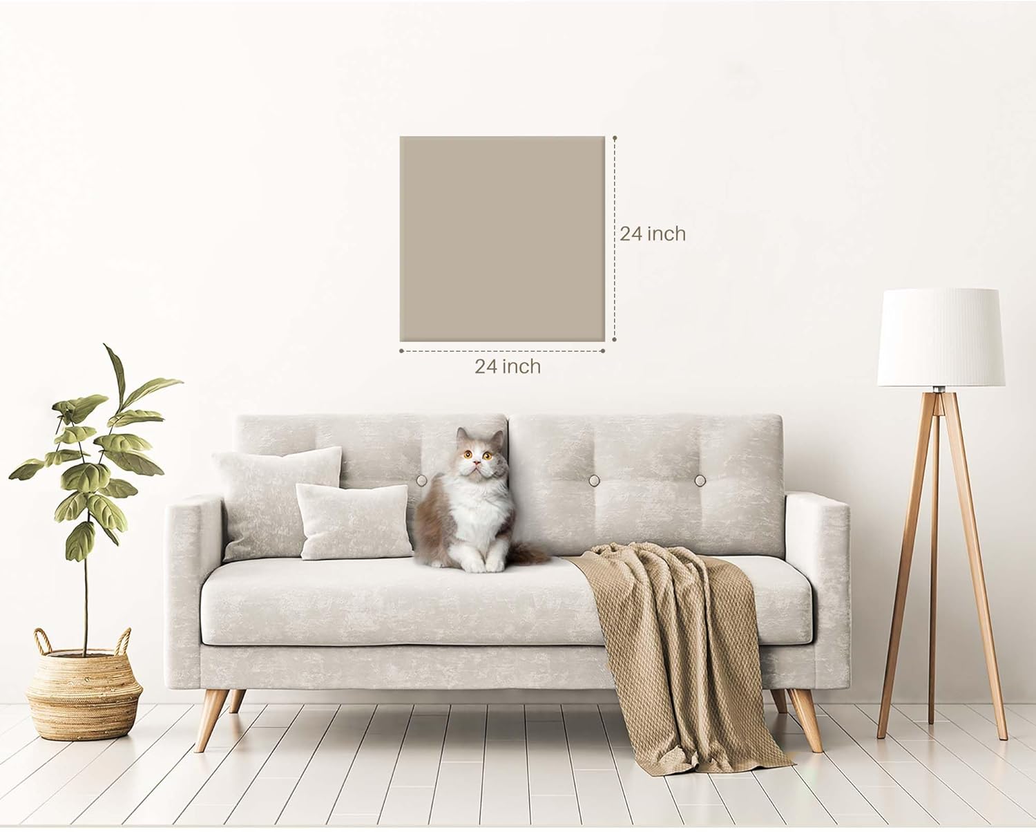 Framed Donkey Wall Art Bedroom: Rustic Farm Living Room Wooden Painting Print Decor Funny Cute Animal Portrait Picture Farmhouse Nursery Living Room Home Artwork 24” x 24”