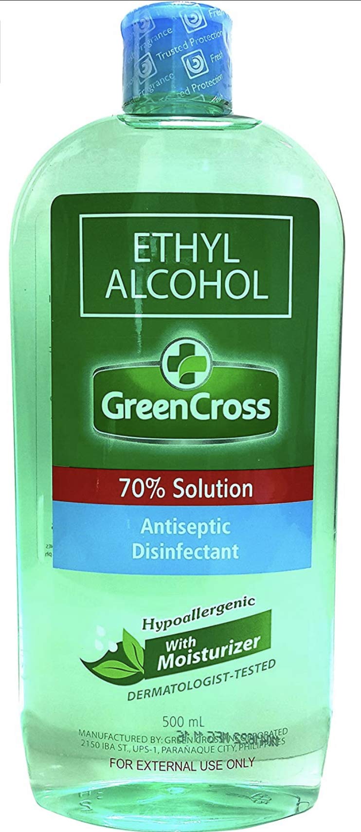 Ethyl Green Cross Ethyl Alcohol Solution (500ml)