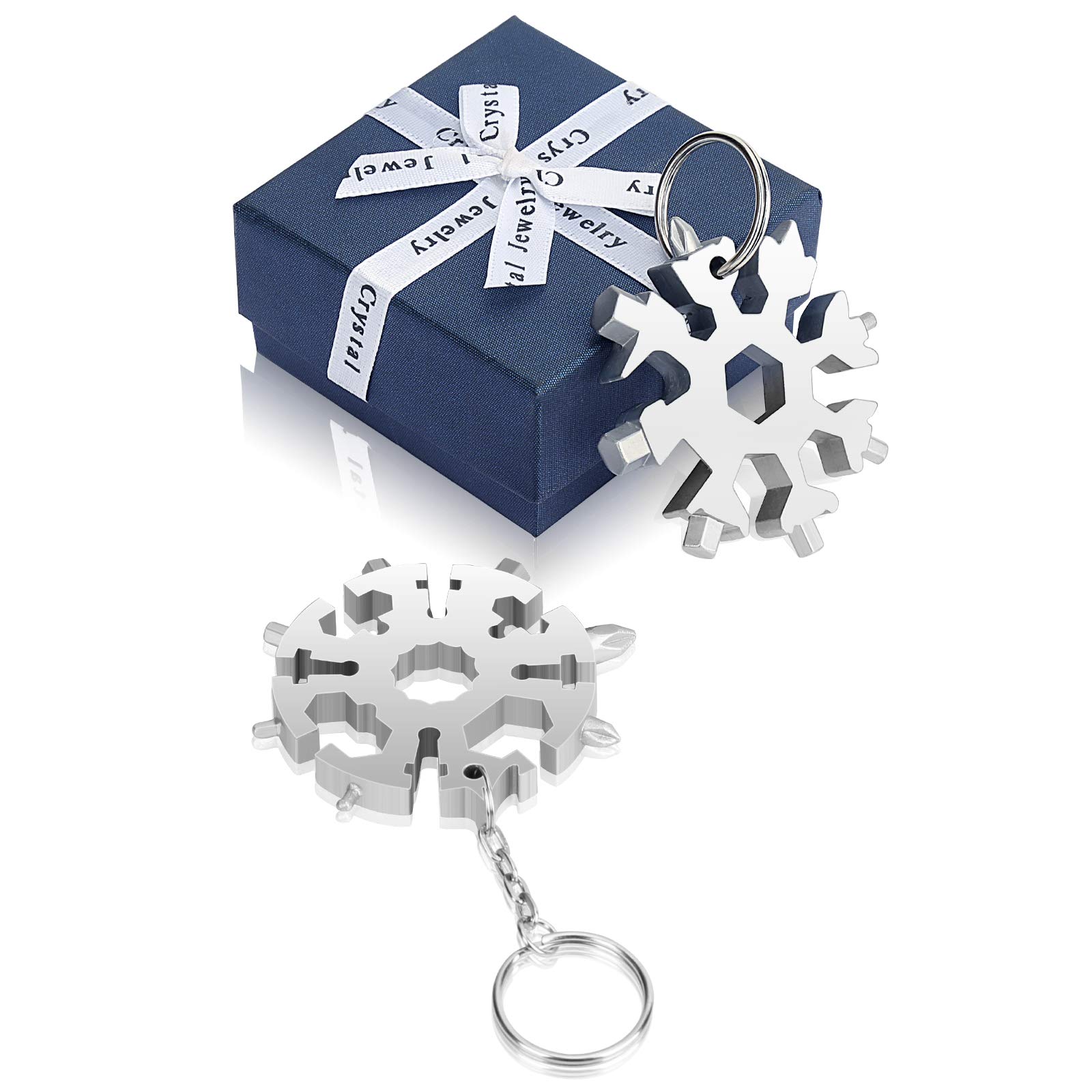 Rouphy 2 Pack 18 In 1 In 1 Premium Snowflake Multi Tools Stainless Steel Snowflake Bottle Opener Flat Phillips Screwdriver Kit Wrench Silver Amazon Com Rouphy 2 Pack 18 In 1 In 1 Premium Snowflake Multi Tools Stainless Steel Snowflake Bottle Opener Flat Phillips Screwdriver Kit Wrench Silver Amazon Com