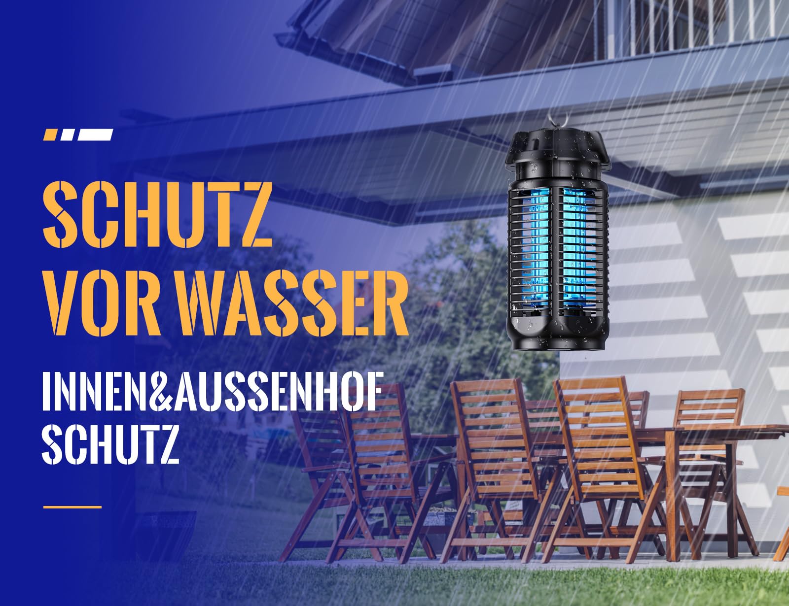 Elektrische insectenverdelger, 4000 V, elektrische vliegenval, insectenlamp, muggenval, elektrisch, muggenbescherming voor camping, caravans, wandelen, accessoires, reizen, gadgets vakantie, must