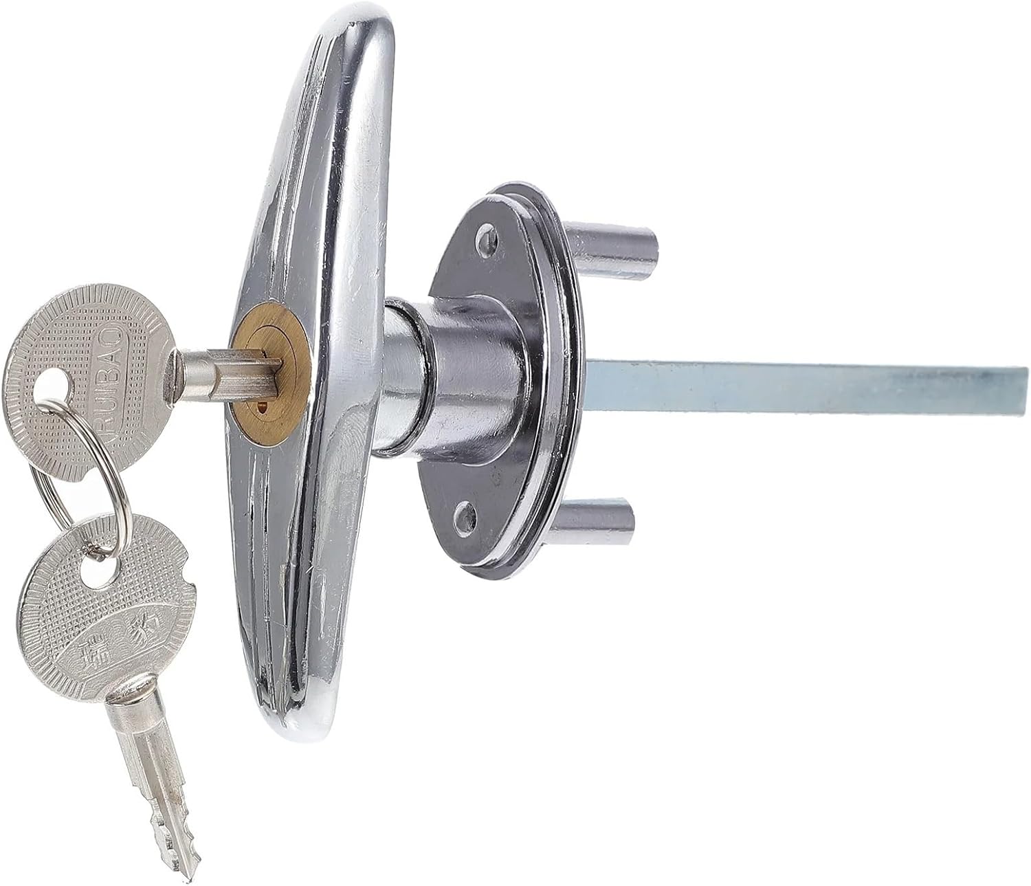 Emergency Release Lock Kit 1/2/3/4 Set Universal Copper Core Garage Door Lock - Hand Pull Emergency Release Hardware(2set)