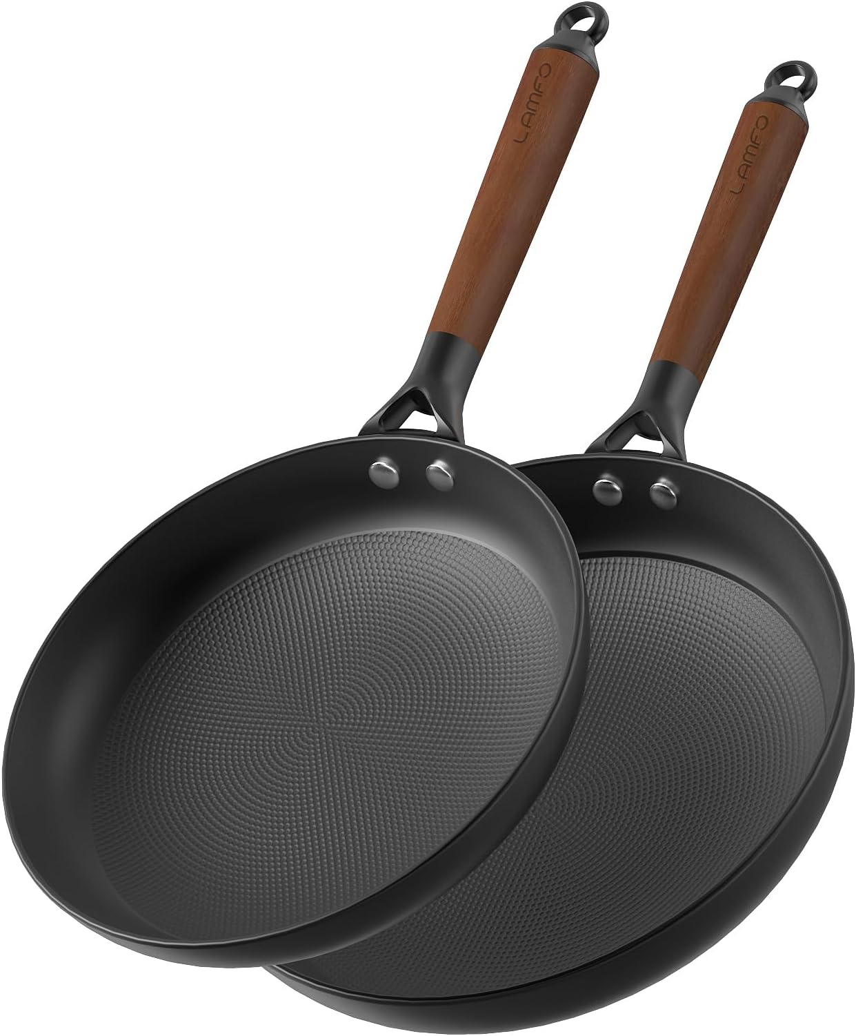 Juego De Sartenes De Hierro Fundido Simple Chef - 3 Piezas (8, 10 Y 12 Pulgadas), Pre-sazonadas