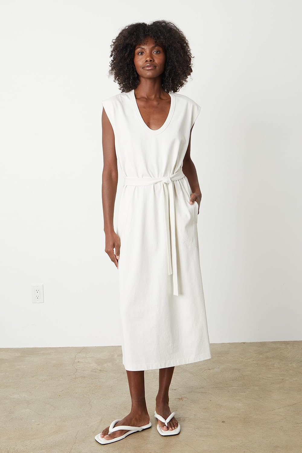 Velvet by Graham & Spencer Women's Maci Light Structured Cotton Dress