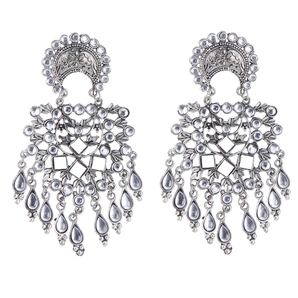 See full amazon price history chart for Shining Diva Fashion Latest Stylish Oxidised Kundan Earrings for Women and Girls (13191er) Shining Diva Fashion Latest Stylish Oxidised Kundan Earrings for Women and Girls (13191er) (B0B9L4GRXC) Amazon Price History, Amazon Price Tracker