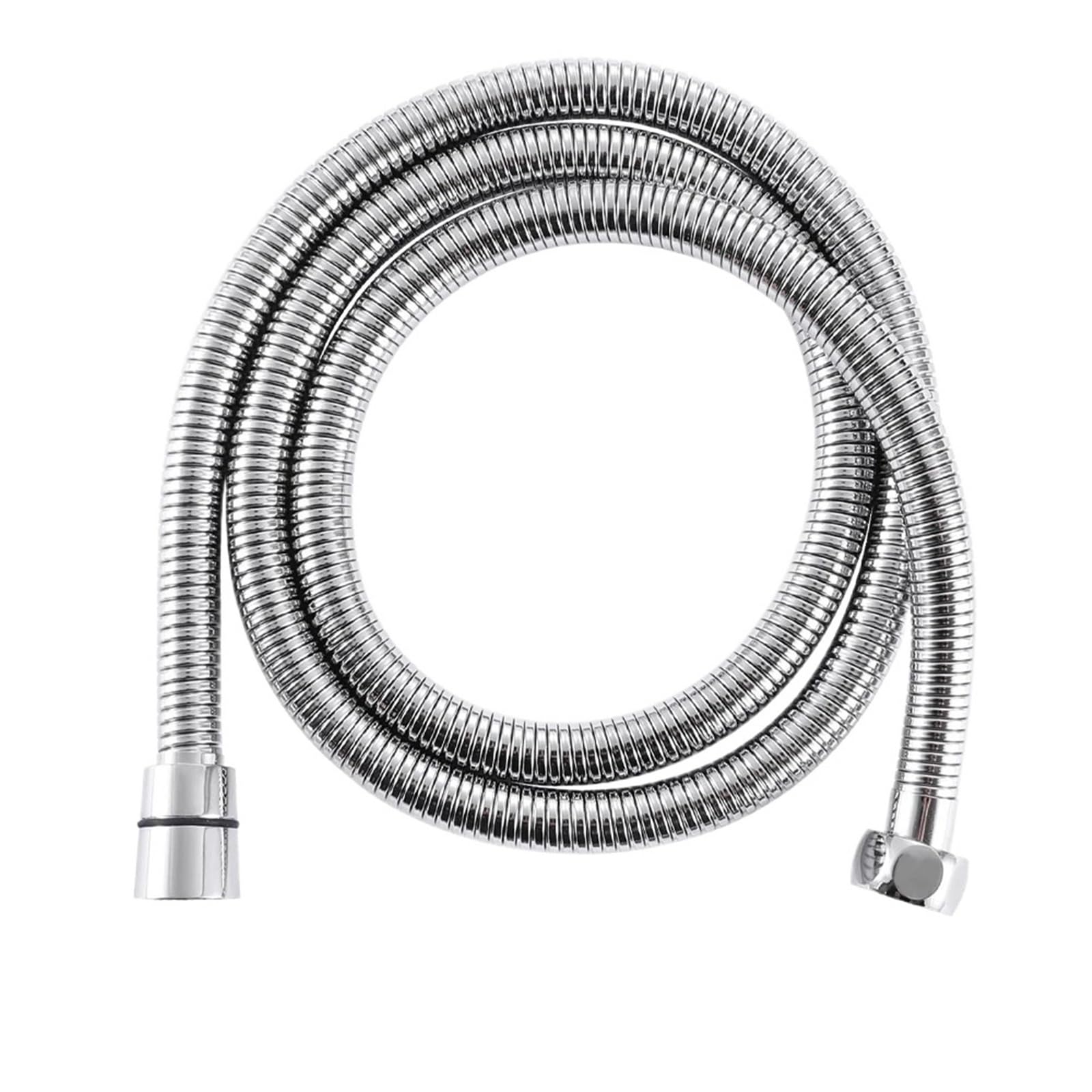 Poasdjdc Color1 Shower Hose Stainless Steel Corrugated Pipes Multicolor 120-180Cm Shower Bidet Sprayer Replacement(,180Cm)