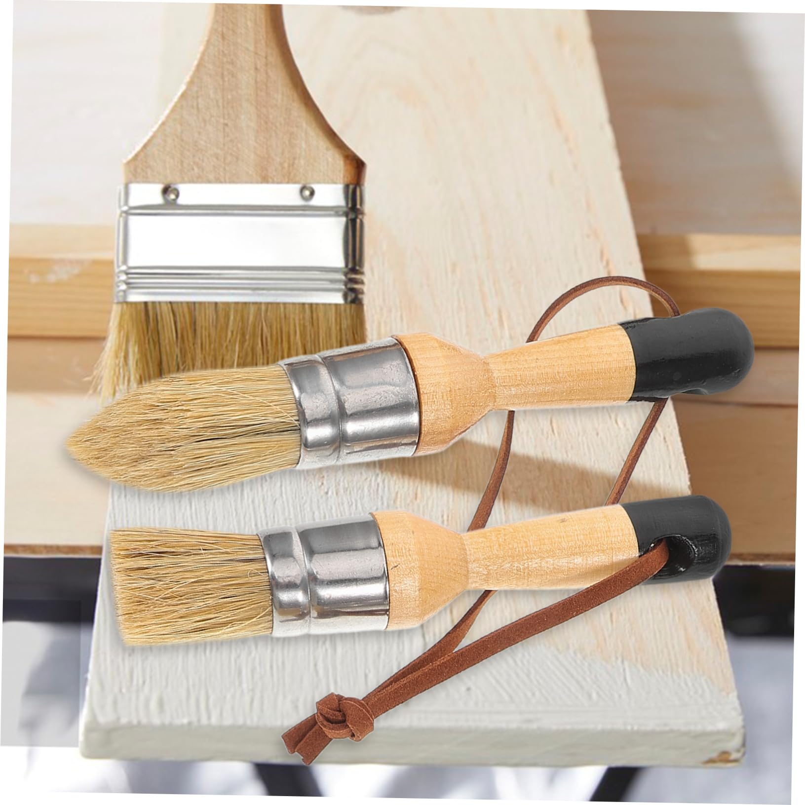 Operitacx 3 Ensembles Set De Pinceaux Multi Fonctions pour Peinture Aquarelle Résistants À Usure Et pour Décoration Intérieure 3 Pièces * 3