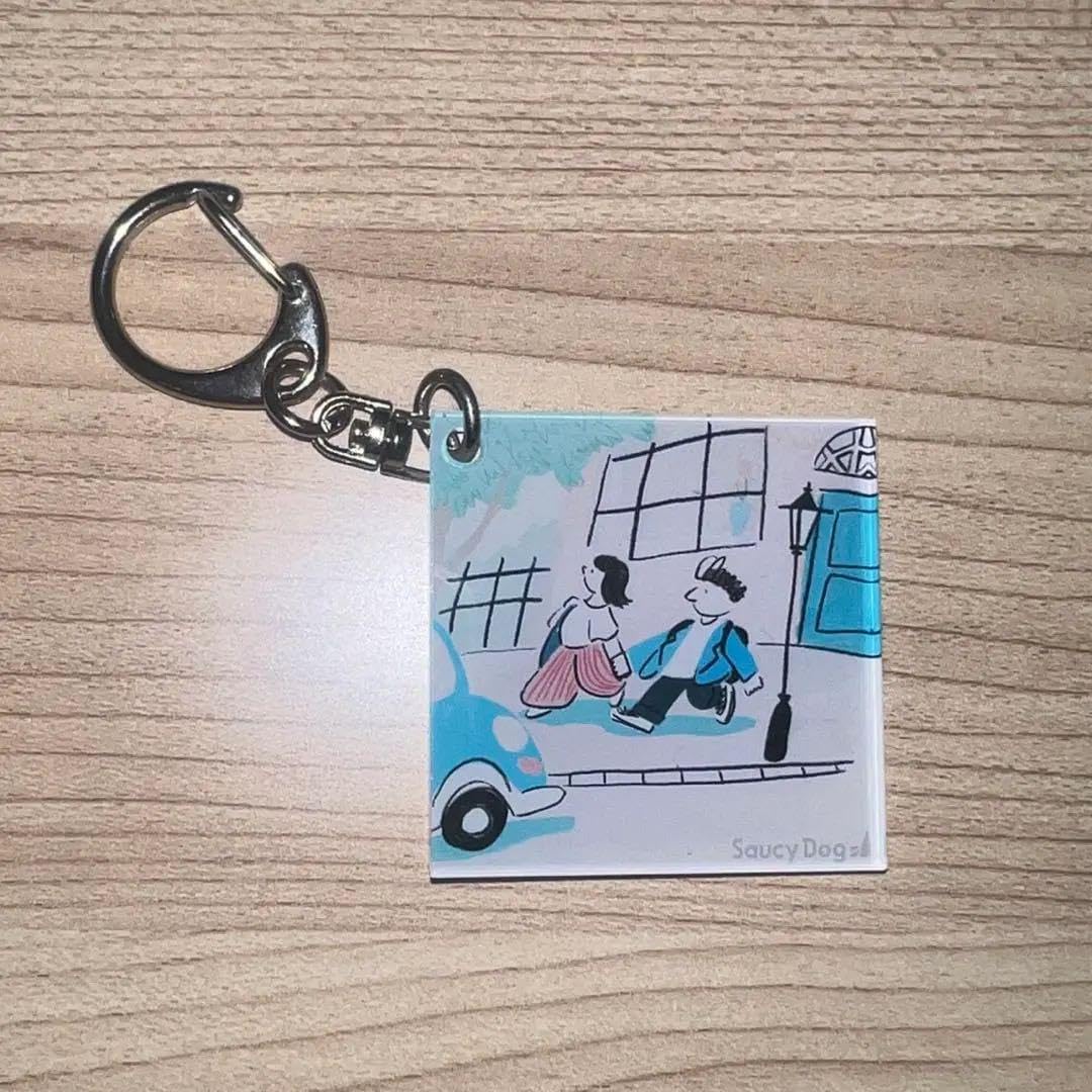 Saucy Dog アクリルキーホルダー 缶バッジ ラバーバンド Saucy Dog