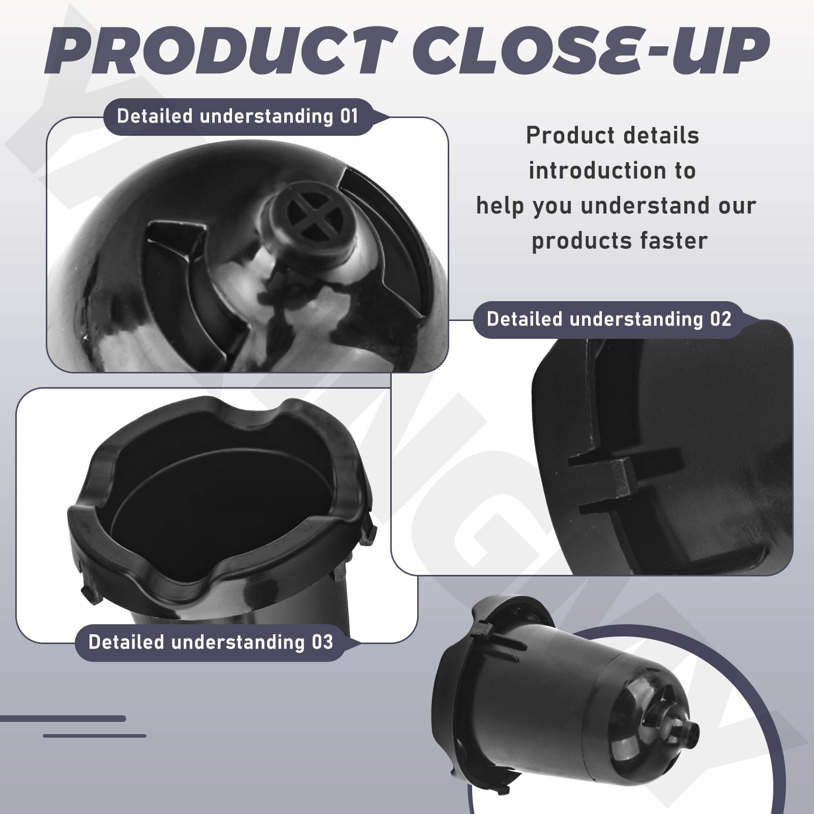 SS-15P1 - Cafetera de acero inoxidable de 12 tazas y piezas de repuesto para cafetera de una sola porción compatible con soporte de cápsulas Cuisi-nart SS-15CH
