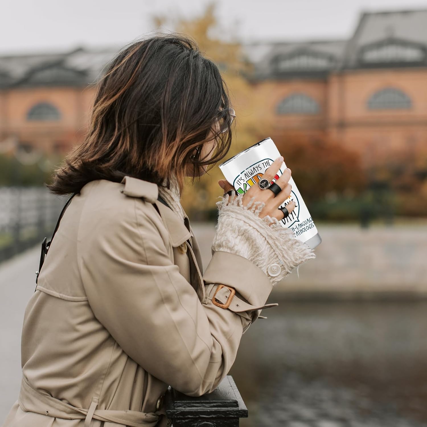 Speech Language Pathologist Gift, Speech Therapy Gifts, Speech Therapist Gift, Slp Stainless Steel Tumbler with Lid and Straw Coffee Mug 20 OZ - Image 5