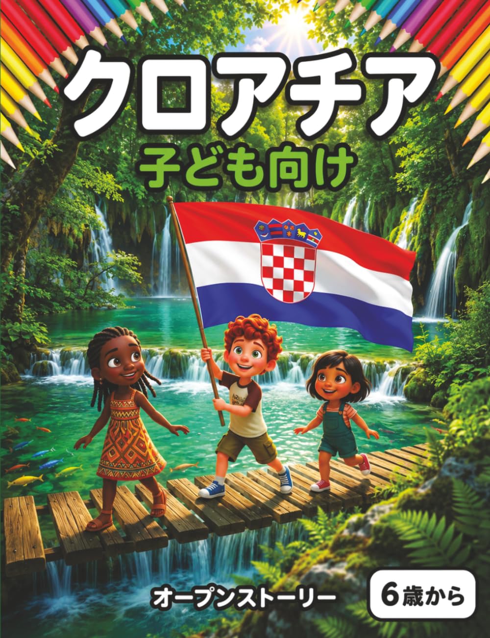 楽しく遊びながらクロアチアを発見する: 子供向けのアドリア海、国立公園、美しい島々の解説と、知育クイズ＆楽しい塗り絵付きストーリーブック