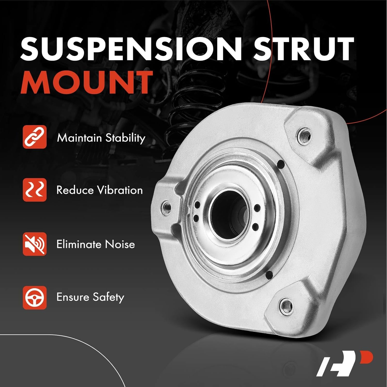 A-Premium Front Driver or Passenger Side Suspension Strut Mount Compatible with Mercedes-Benz X204 Series GLK250 2013-2015 GLK350 2010-2015 2.1L 3.5L