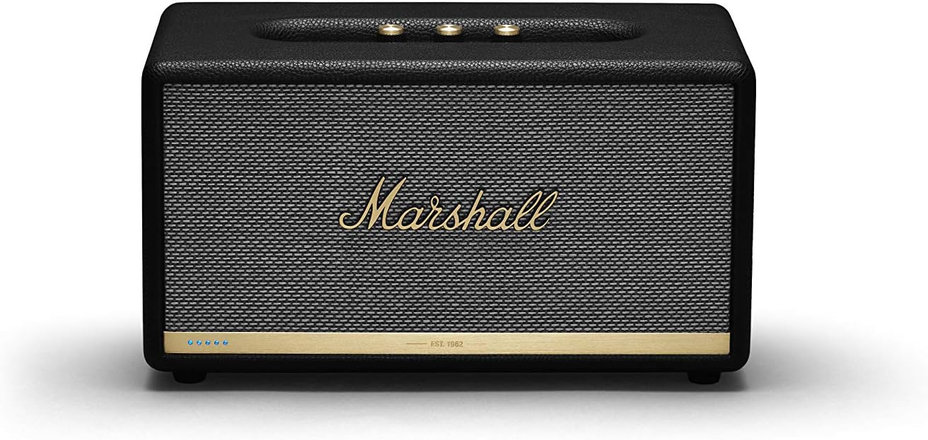 Marshall Stanmore II Voice Black Speaker With Amazon Alexa