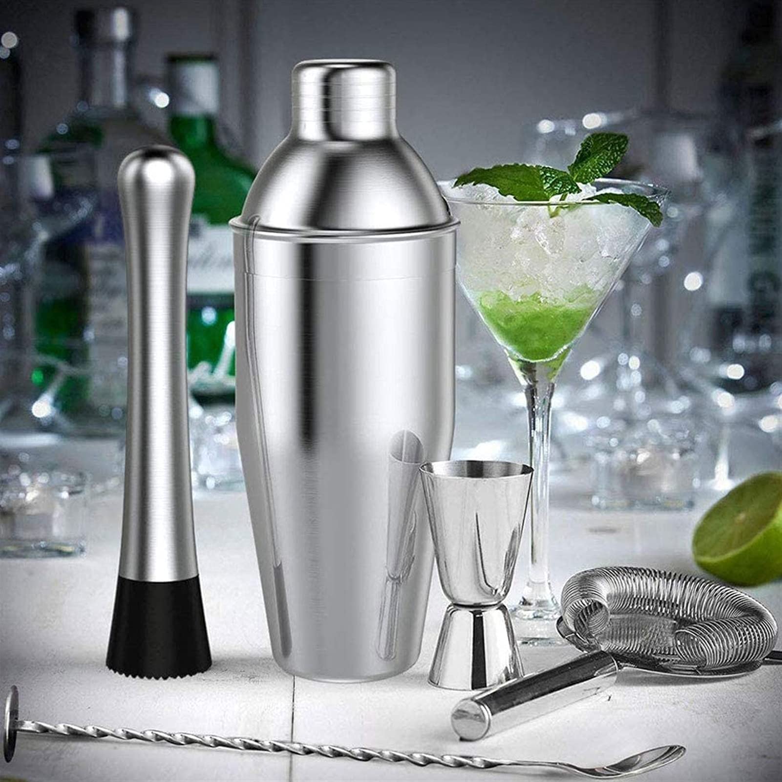 Highball & Chaser Kit De Barman Ensemble De Shaker à Cocktail Avec