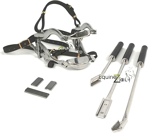 Kit Dental Equino Serie 4000 Espéculo y 3 Flotadores con Cuchillas