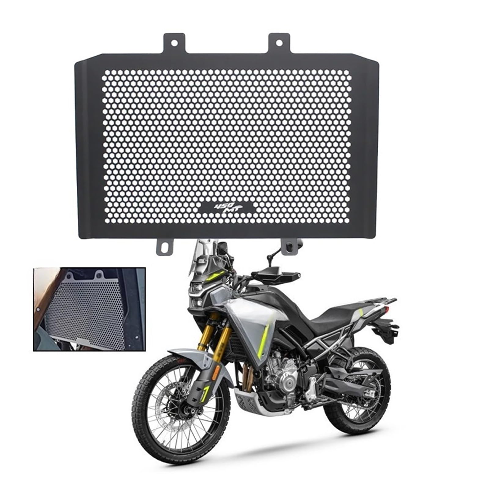 motociclo Griglia Radiatore del Radiatore Per CFMOTO MT450 MT 450 MT 2024- Protezione Scudo Anteriore, Coperchio Motore, Protezione Ventola, Griglia Radiatore