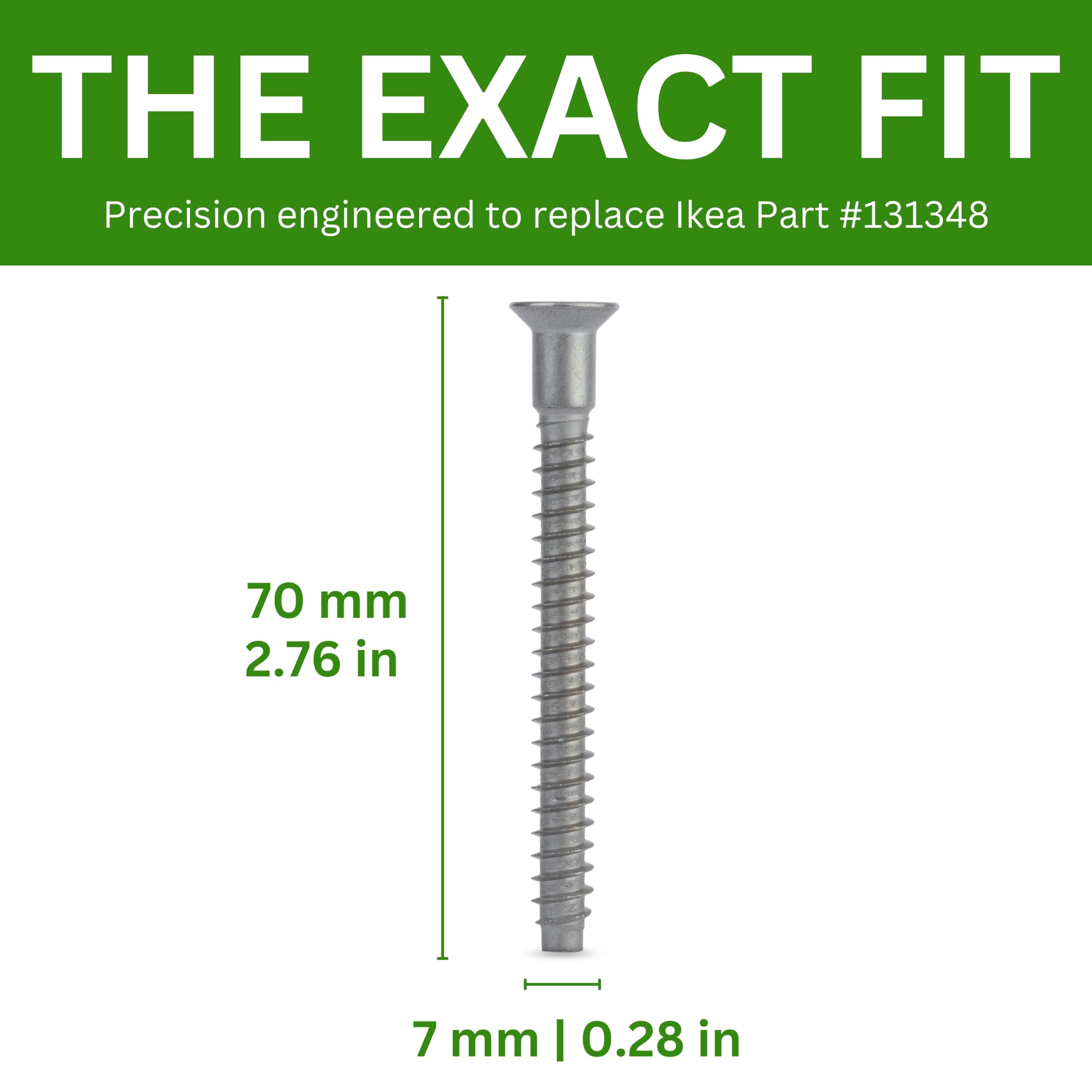 Spare Hardware Parts Replacement for IKEA Furniture TF6S Assembly