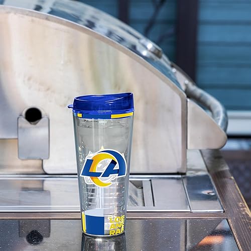 Miniatura 164 de Rico Industries NFL - Vaso clásico de fútbol americano de doble pared, 16 oz o 20 onzas, tapa W