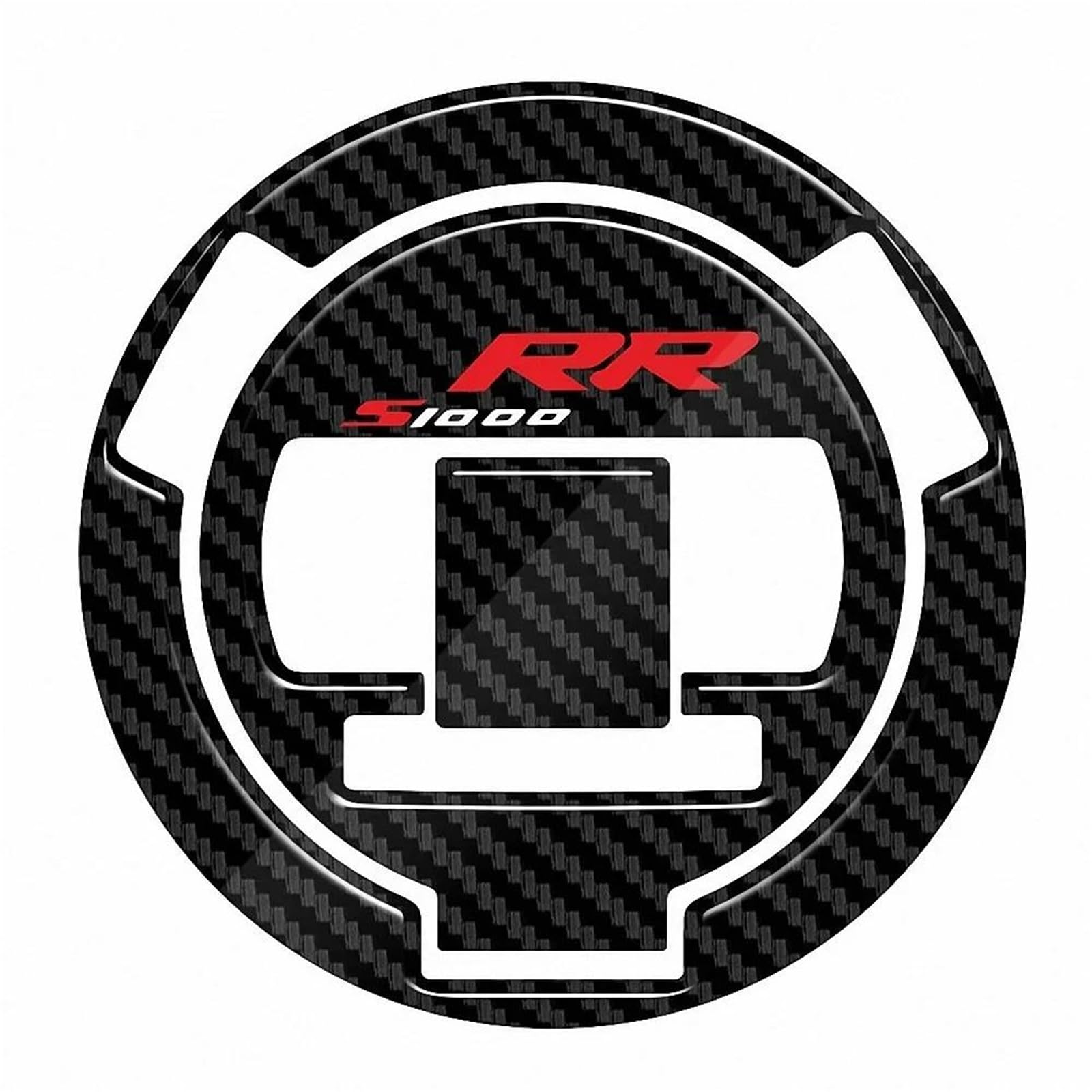 Motorbike Stickers Motorcycle Tank Cap Sticker for BMW S1000RR S1000R S1000 1000RR 2022 2023 Gas Cover Protector Decal Decoration Fuel Tank Protection Pads(Color1)