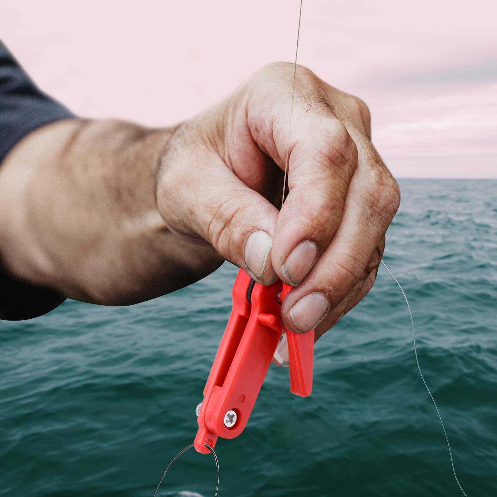Akozon décapants de crochet de coupe de tresse Pinces de pêche Ciseaux de pêche en acier