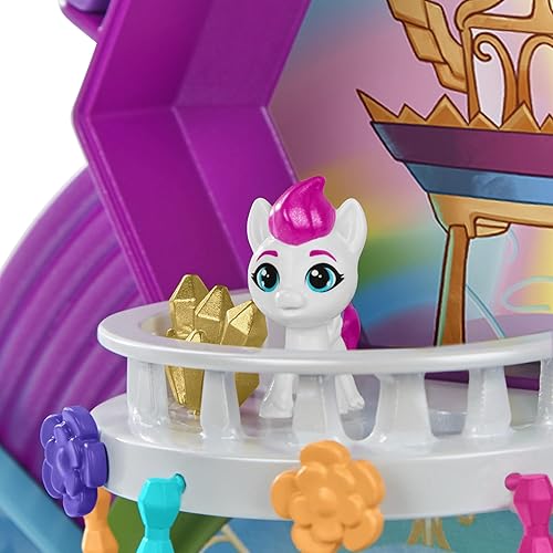 Miniatura 12 de My Little Pony Mini World Magic Epic Crystal Brighthouse juguete, juego para construir con 5 figuras coleccionables, para niños a partir de 5 años