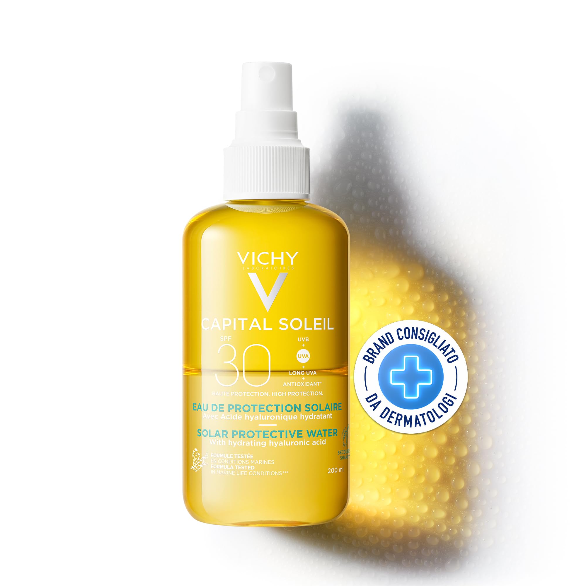 Vichy Ideal Soleil Sol Spray Agua Solar Hidratacion SPF 30, 200 ml