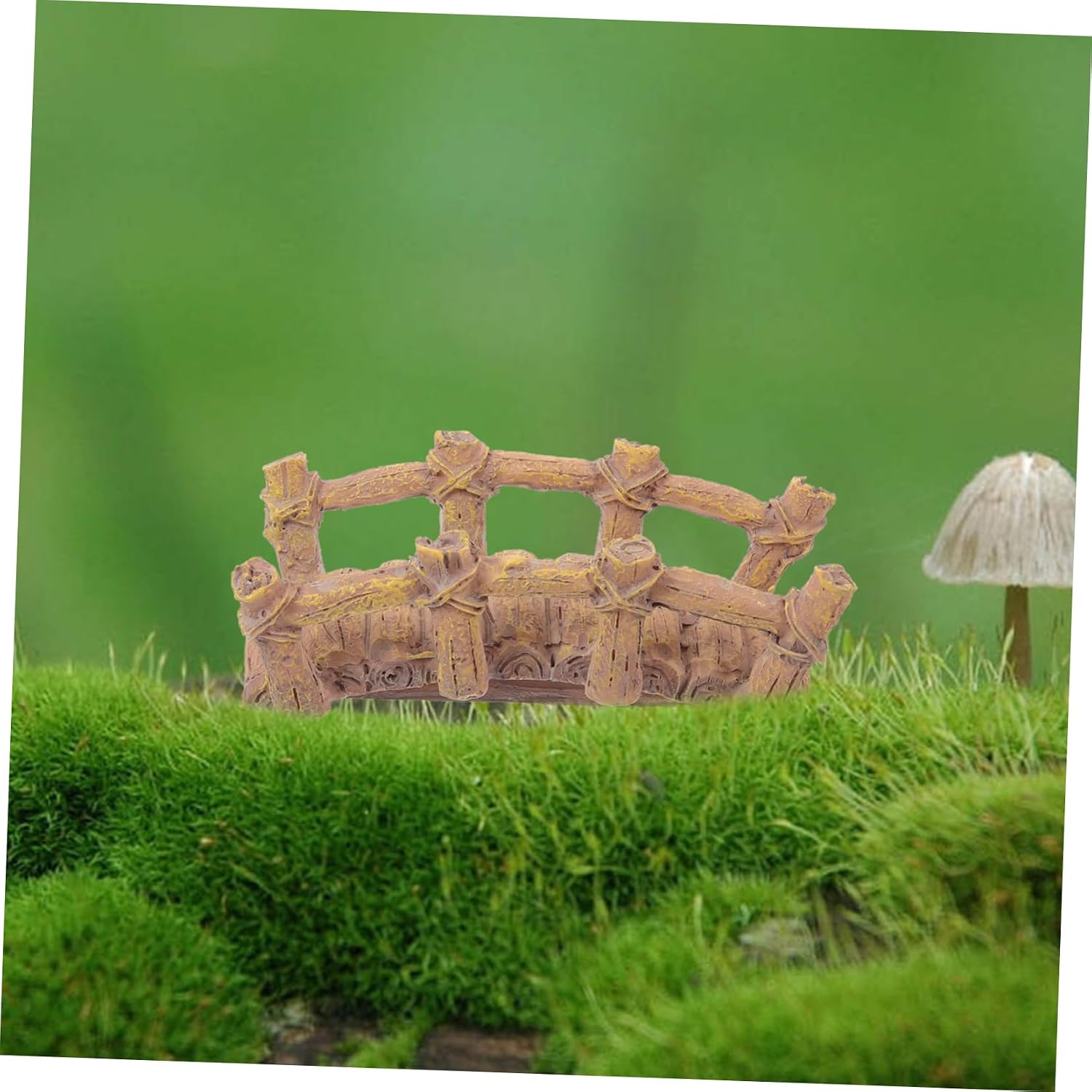 SUPVOX Resin Bridge Shape Miniature Garden Decor for Home and Outdoor