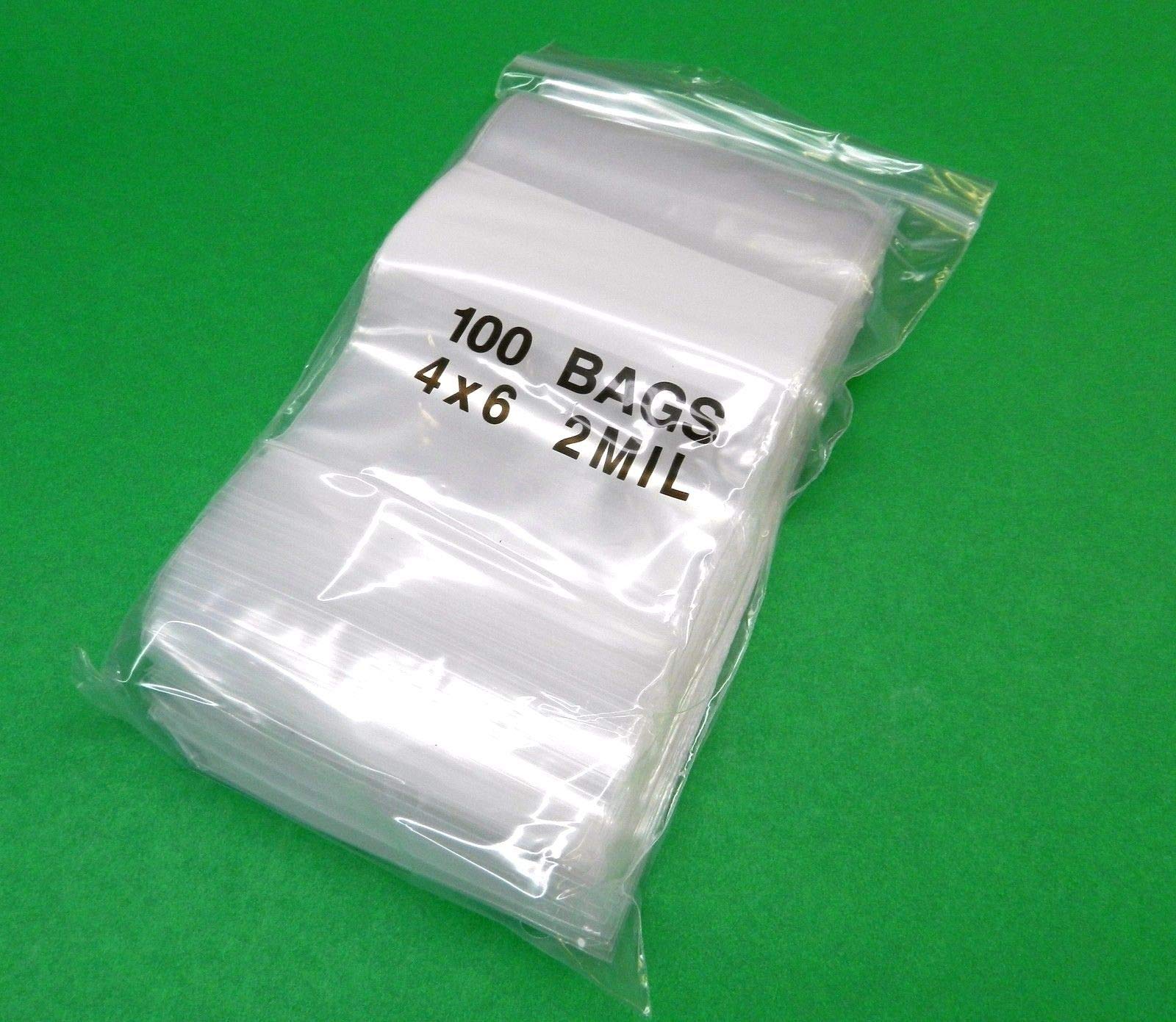 Aazon.co: 4" X 6" Reclosable Zipper Bags 2-il Blue (Qty=100) #r46bl