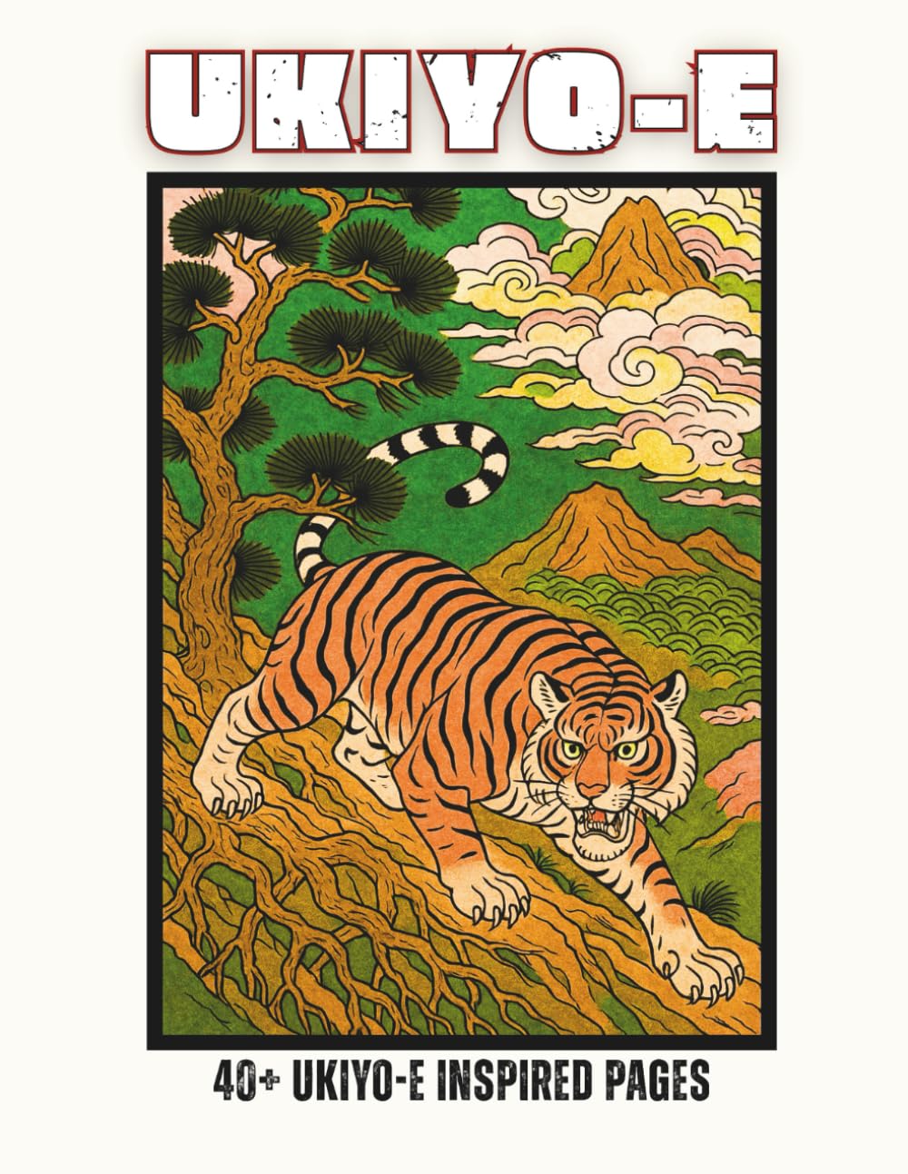 Ukiyo-e: Traditional Japanese Woodblock Art Coloring Book (Ukiyo-e Coloring Books)