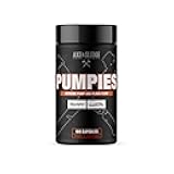 Axe & Sledge PUMPIES Nitric Oxide Booster | Supports Muscle Pumps, Blood Flow, Vascularity & Performance | 100 Capsules, 20 Servings