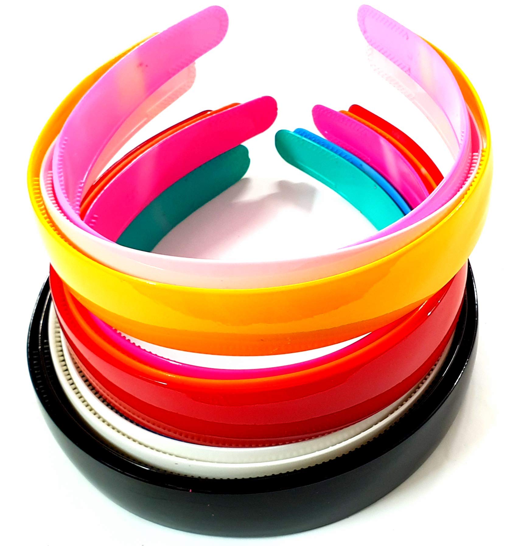 ANNA CREATIONS 12 PC PLASTIC HAIR BANDS GIRL WOMEN-MULTI-COLOUR (B08P5VN3X6) Amazon Price History, Amazon Price Tracker