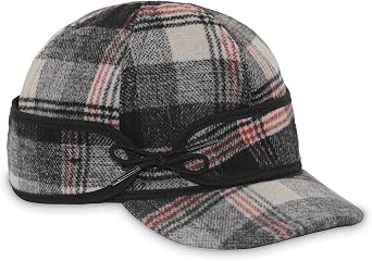 Stormy Kromer The Sidekick Cap | Six-Panel Wool Blend Hat with Pulldown Earband, Cotton Lined, Stylish Twist on the Ida Kromer