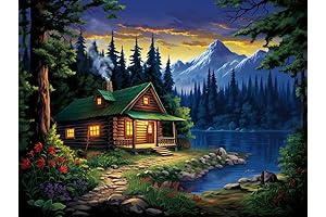Eiflow Diamond Painting Kit: Bring the Cabin Home