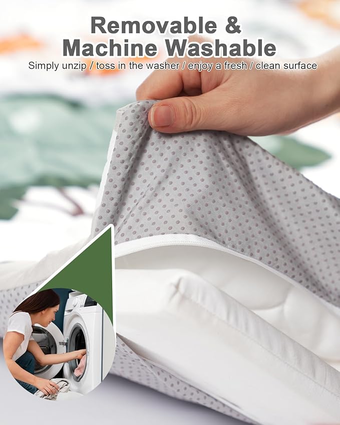 TINYHARBO Alfombra de Juego para Bebés 50x50 miniatura 3