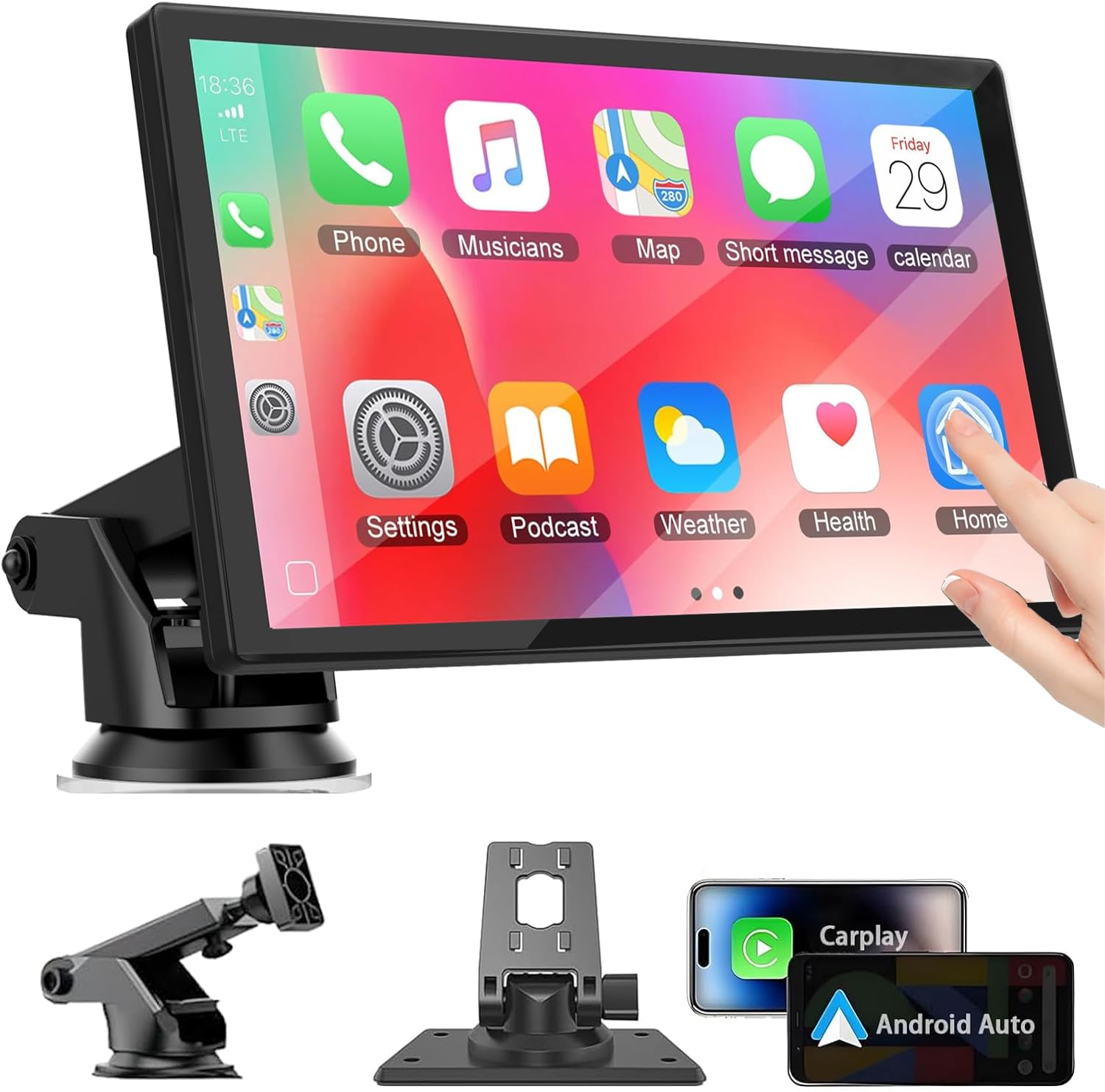 ANDROID - rinco Amazon.com: Qulokar 7 Inch Portable Touch Screen Car Stereo