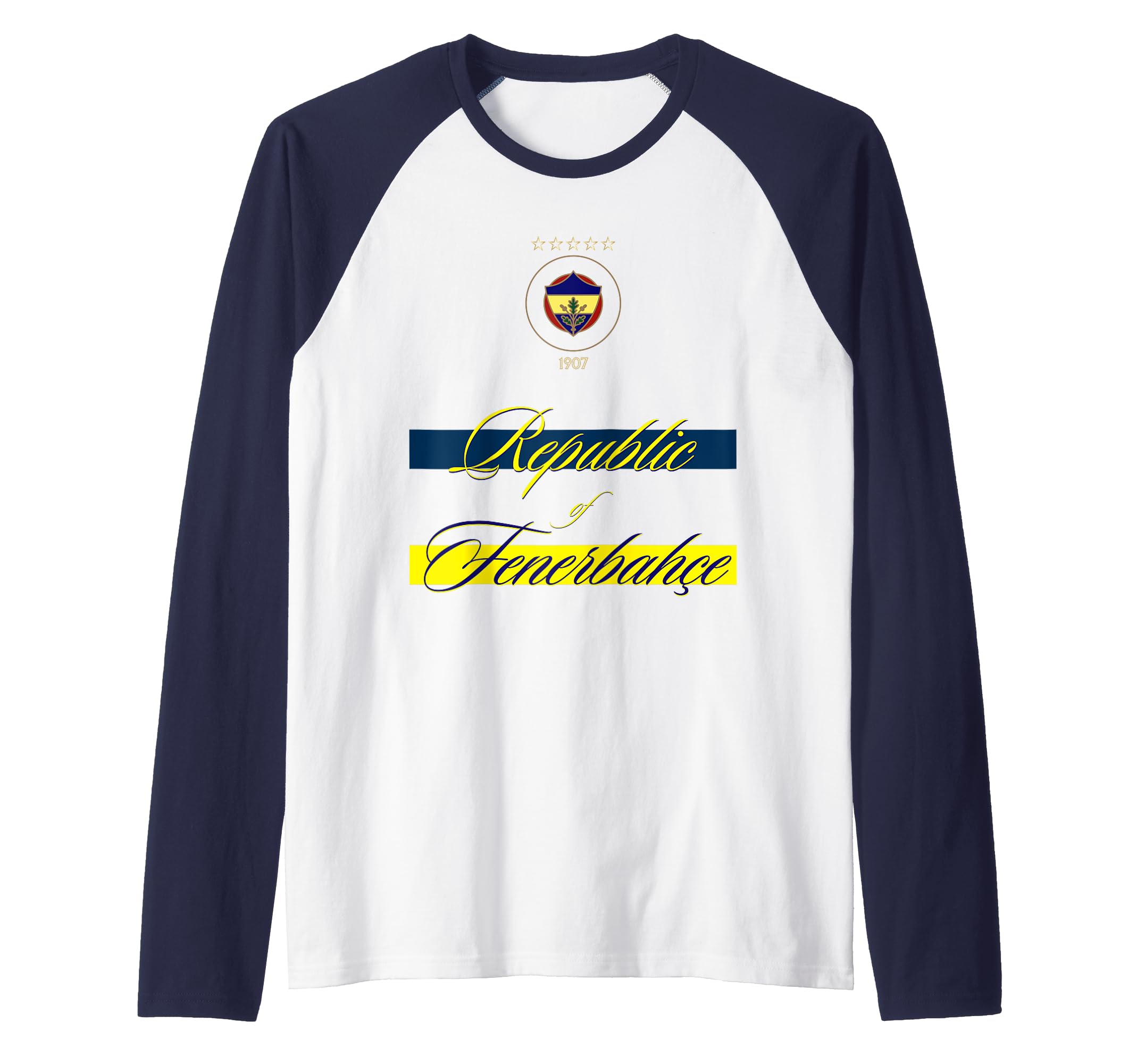 alaturka wearFenerbahce Istanbul - 1907 FB C u m h u r i y e t i Raglan Baseball Tee