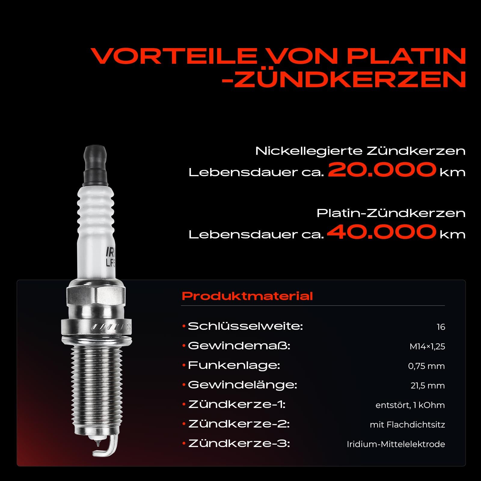 Frankberg 3 bobine di accensione + 3 candele 036905100D | Compatibile con: A1 Sportback 8XA 8XF, New Beetle 1C1 9C1, CC 358, Scarabeo 5C1 5C2, Rapido NH3 NK3 NK6