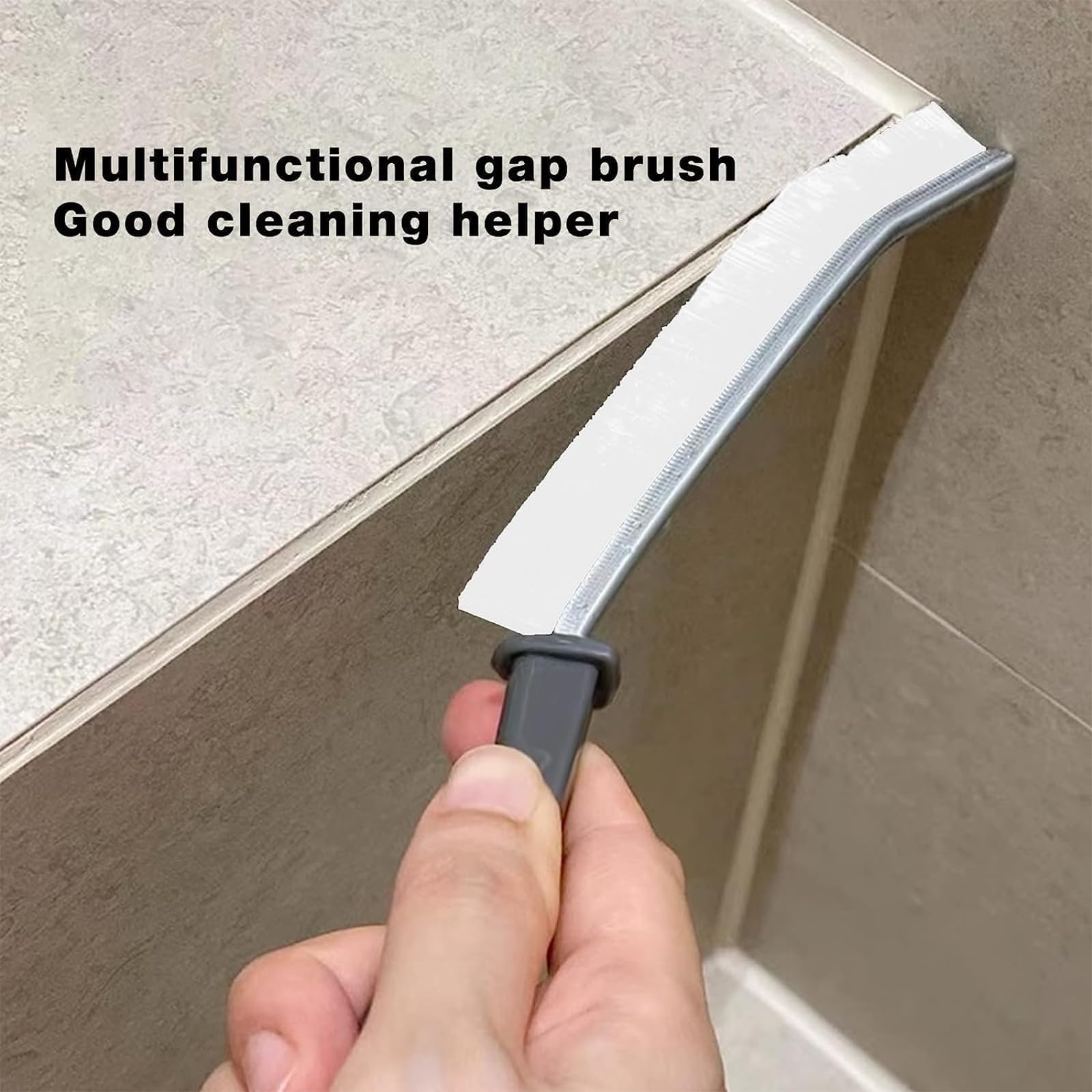 Spazzola Per Fessure MUUWUU - Setole Dure, Pulizia Fughe Piastrelle, Cucina, Bagno, Multiuso Con Manico Ergonomico - Foto 6